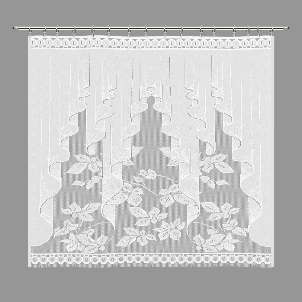 Santreyd Занавеска для кухни Листопад 170×160 см - элегантная белоснежность 13759884 STLM-0003747 - Вид №1