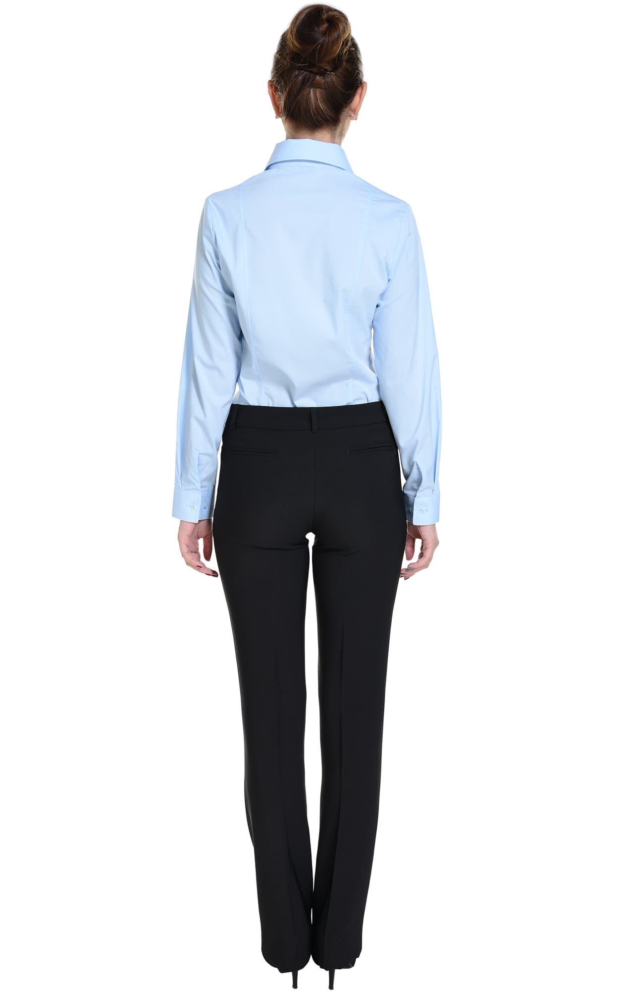 62508 Рубашка женская  sky blue El-Risto  Корпоративная одежда  размер 50 (XXL)  - Вид №6