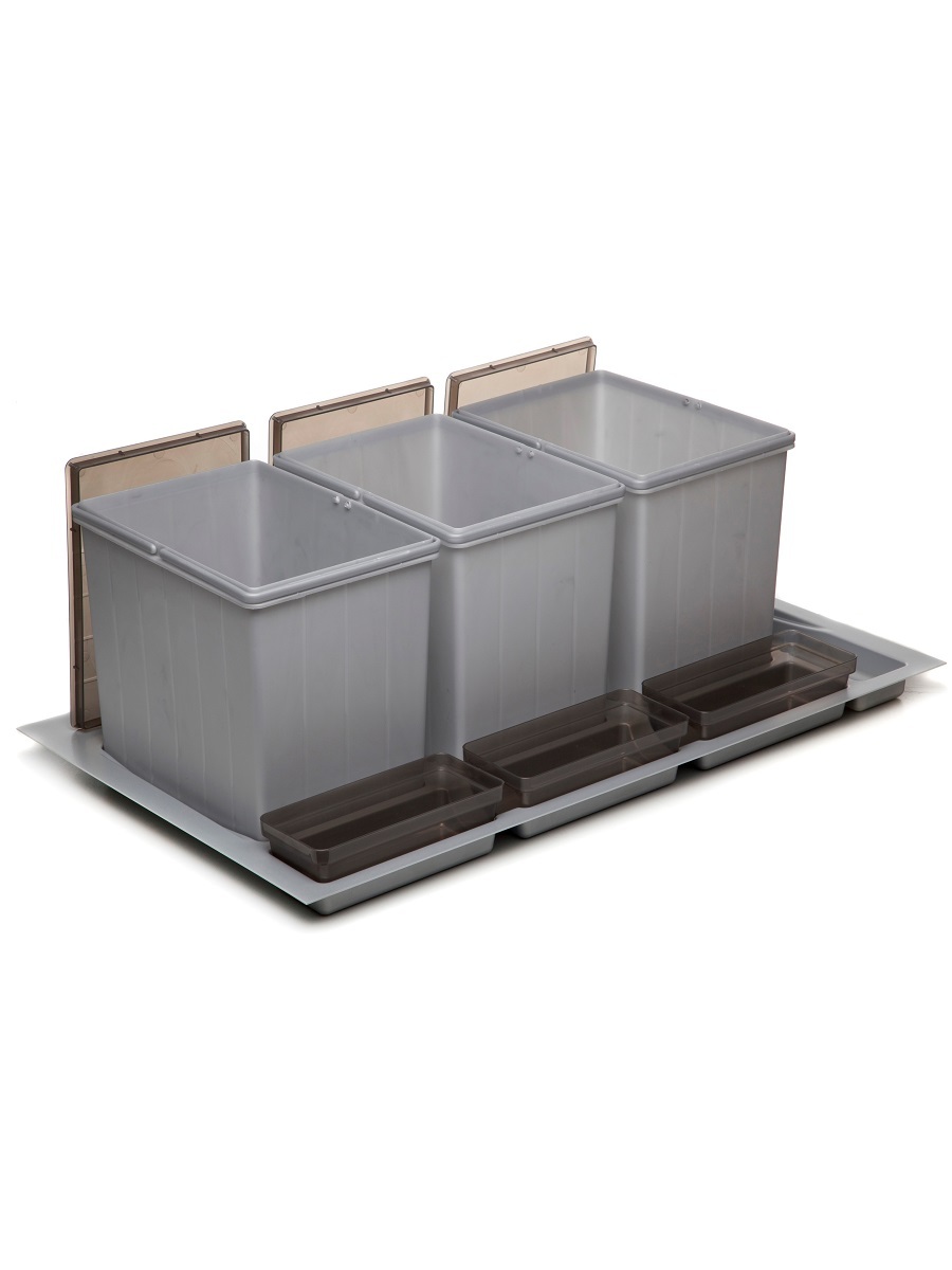 Система сортировки мусора Omega 900/47 Metallic Grey NAVAKO 10127 - Вид №2