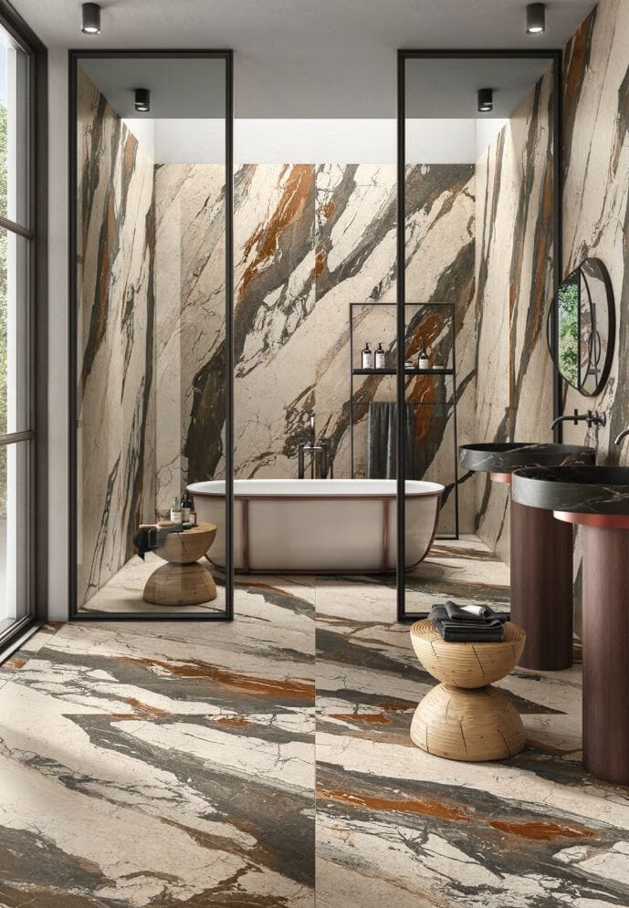 Пол / напольное покрытие из керамогранита с мраморным эффектом Imola THE ROOM ARCH-00073362 - Вид №17