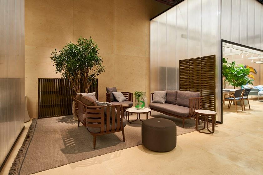 RODA 2-местный садовый диван из алюминия и ткани Thea sun-id-1494532 - Вид №3