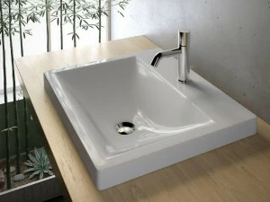 Lil4655101 Накладная раковина на столешницу  овальная Olympia Ceramica LAVABI D'ARREDO