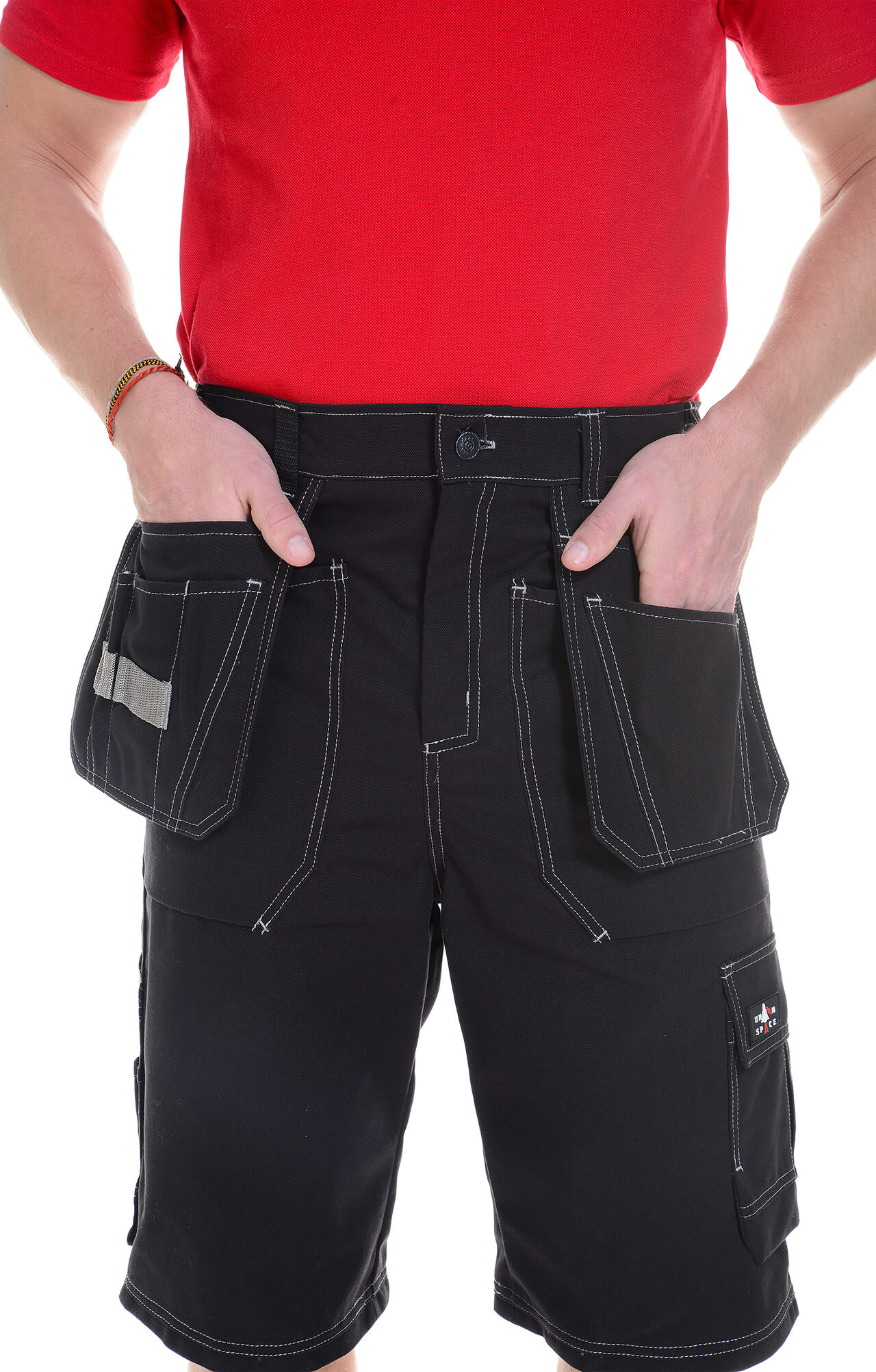 62883 Шорты  черные Union Space  Летняя спецодежда  размер 52-54/182-188  - Вид №8