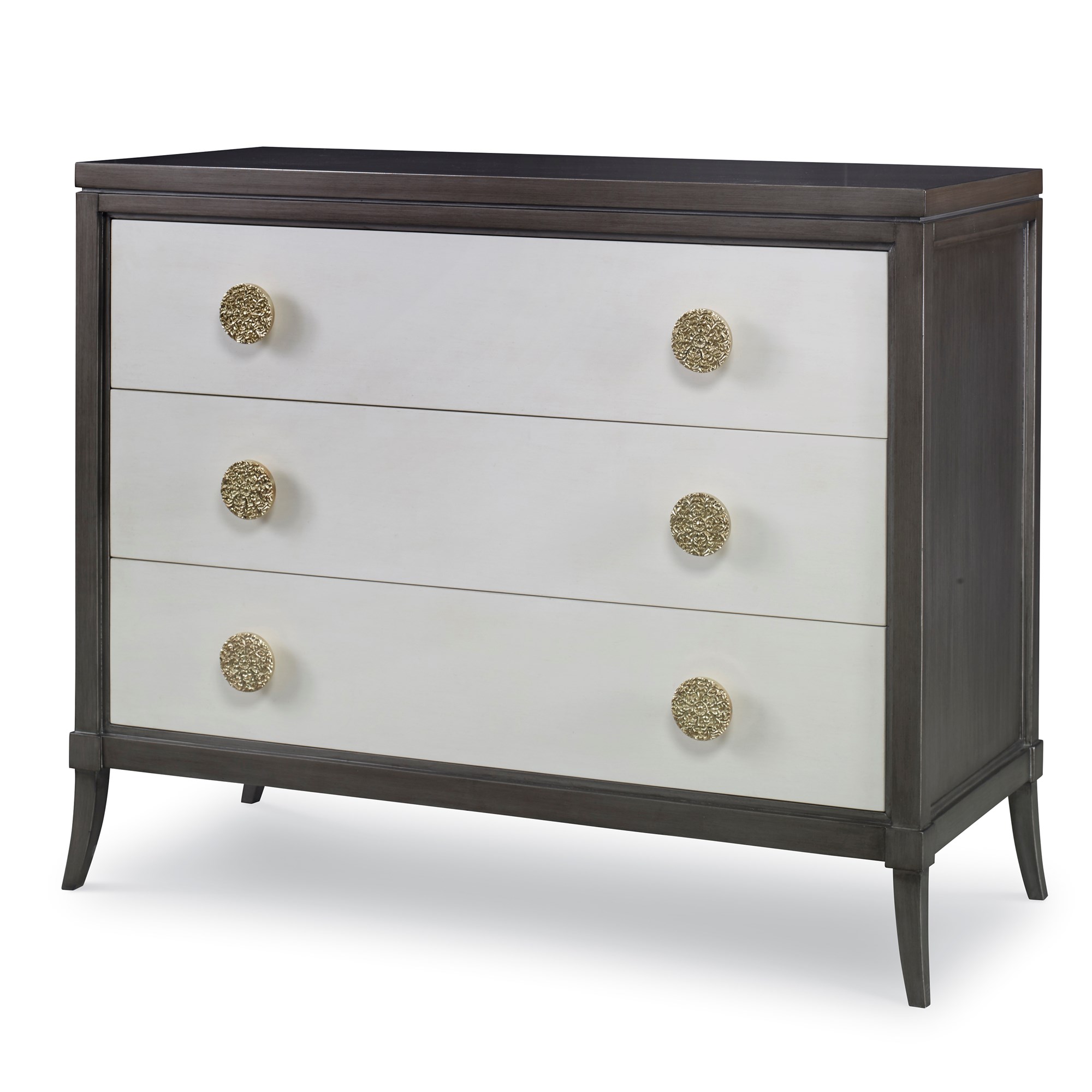 Тумбочка 17577-830-002 Cassia Chest - Grey / Linen Ambella  - Вид №1