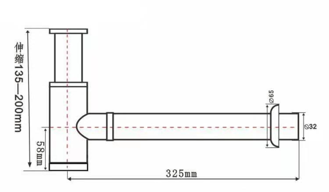 SL-115 Сифон для раковины LAB.Space  - Вид №1