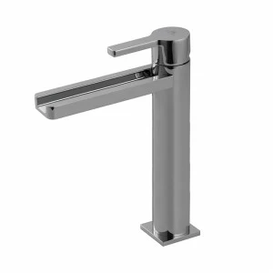 Смеситель для раковины, однорычажный, с высоким изливом 3/8 дюйма. Керамический картридж Ø25 мм Длина шлангов 390 мм. Без аэратора. Расход 4 л / мин. при 3 барах.  Urban c NOKEN 100215393  CHROME