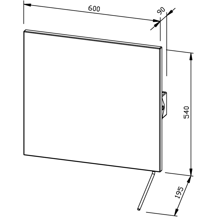 601300 Регулируемое зеркало BA300 WAGNER_EWAR BARRIER-FREE LIVING Wagner Ewar  - Вид №1