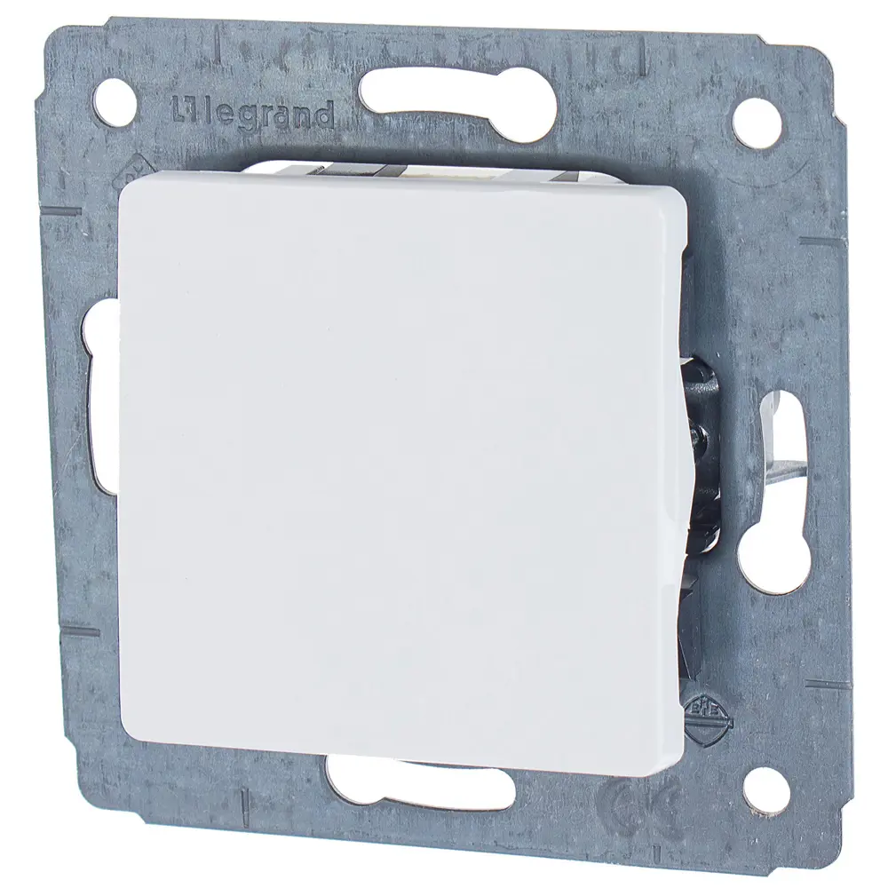 Выключатель встраиваемый Legrand Cariva 1 клавиша, цвет белый STLM-2133680 - Вид №2
