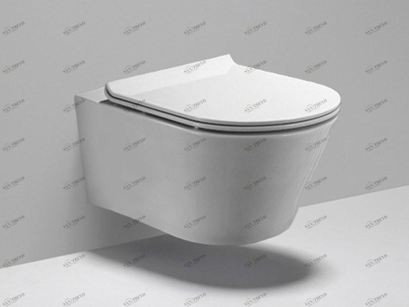 Lw6030a Подвесной унитаз настенный Белый Blu Bathworks® METRIX Америка