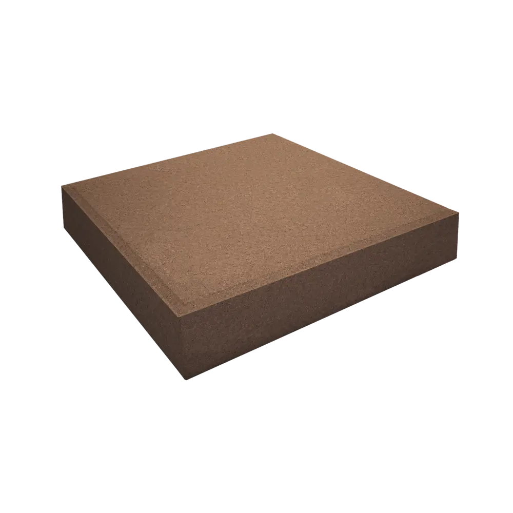 Плитка тротуарная Гладкая 300x300x60 мм коричневый 82907327 STLM-2115397 Santreyd 