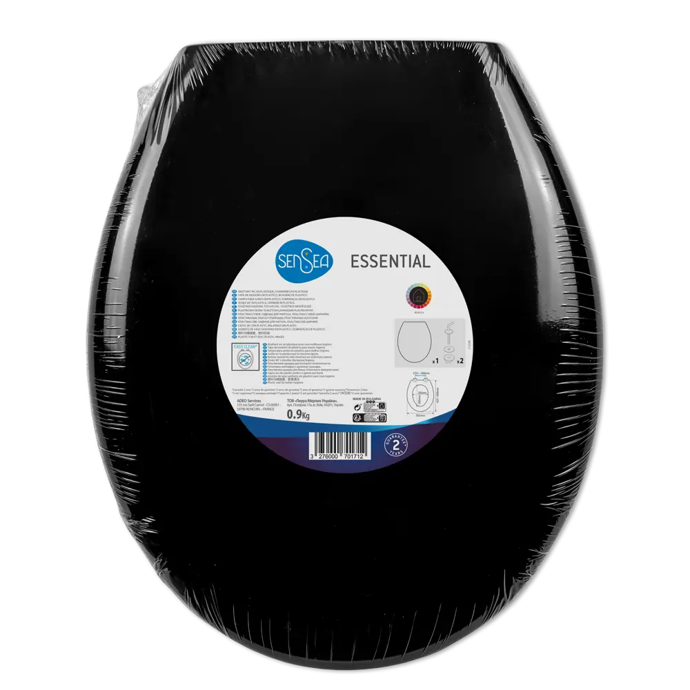 Сиденье для унитаза Sensea Essential цвет чёрный 82264835 STLM-2044803 - Вид №10