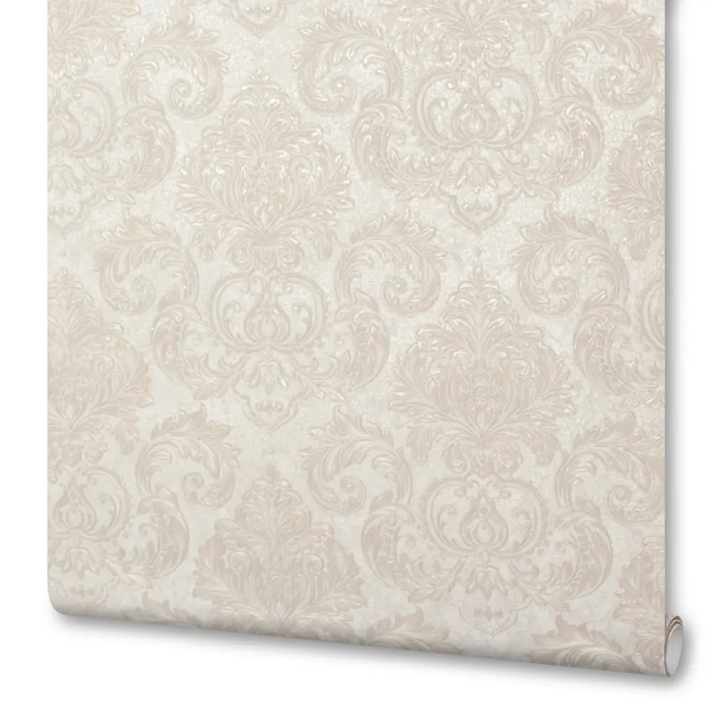 Обои флизелиновые Euro Decor Barocco бежевые 1.06 м 3700-2 81961342 STLM-2190421