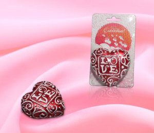 0509 Свеча Сердце малая №03 6.5 x 3 см 65 г Love Омский Свечной