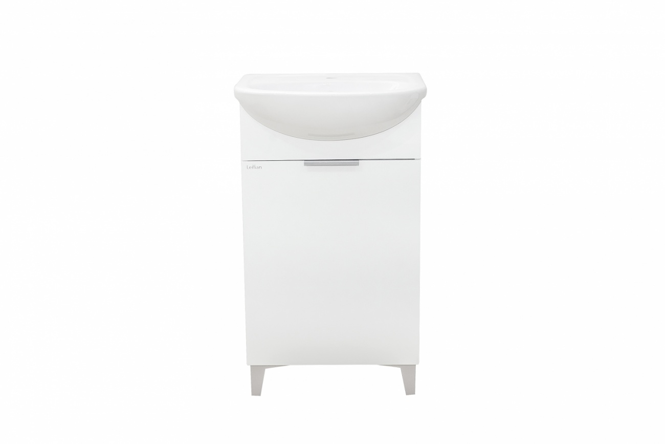 a000071 Тумба-умывальник на ножках Myrtos 50 Leman  - Вид №1