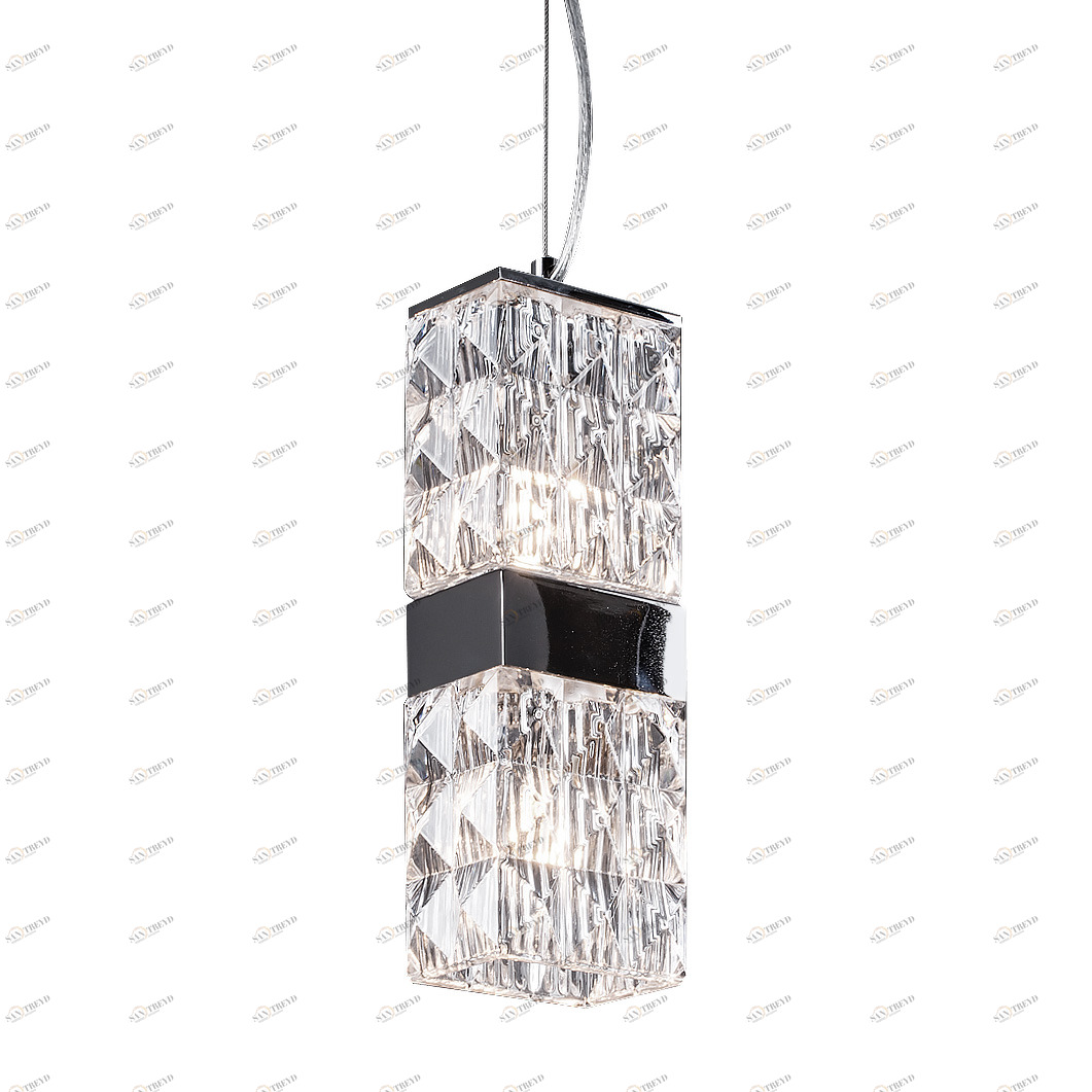 Подвесной светильник BRCH102D от Delight Collection DELIGHT COLLECTION ДИЗАЙНЕРСКИЕ 243918 Прозрачный;хром 