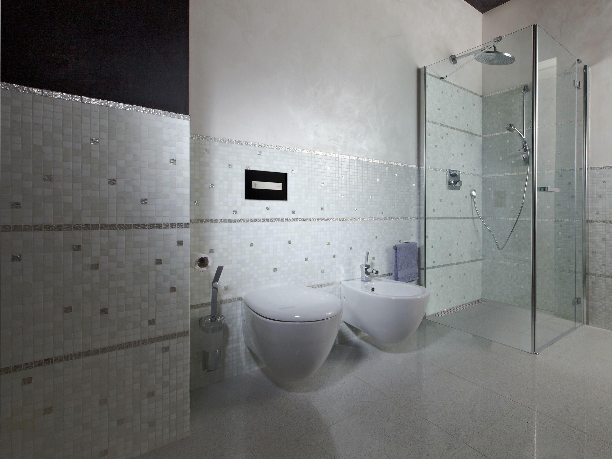 Панель управления для унитаза из нержавеющей стали и стекла OLI OCEANIA ARCH-00086896 - Вид №3