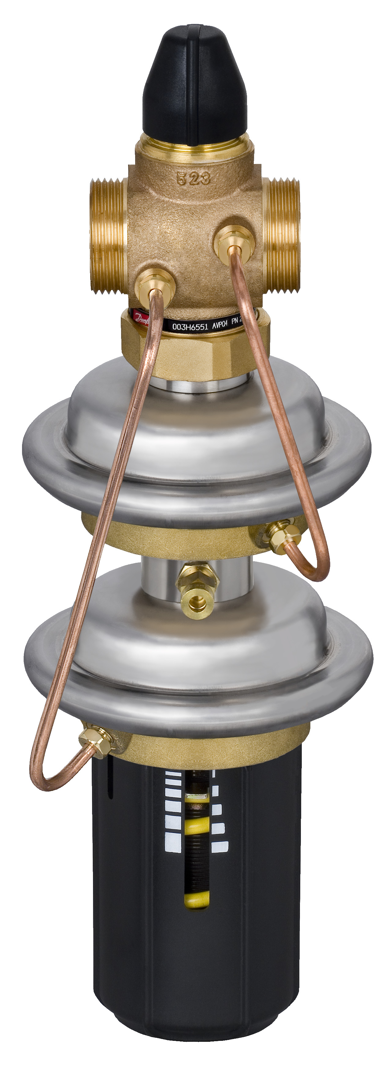 Danfoss Регулятор перепада давления AVPQ для монтажа на подающем трубопроводе РПД AVPQ 4PN25 50/25/0,3-2,0/0,2/фл. 003H6574  - Вид №42