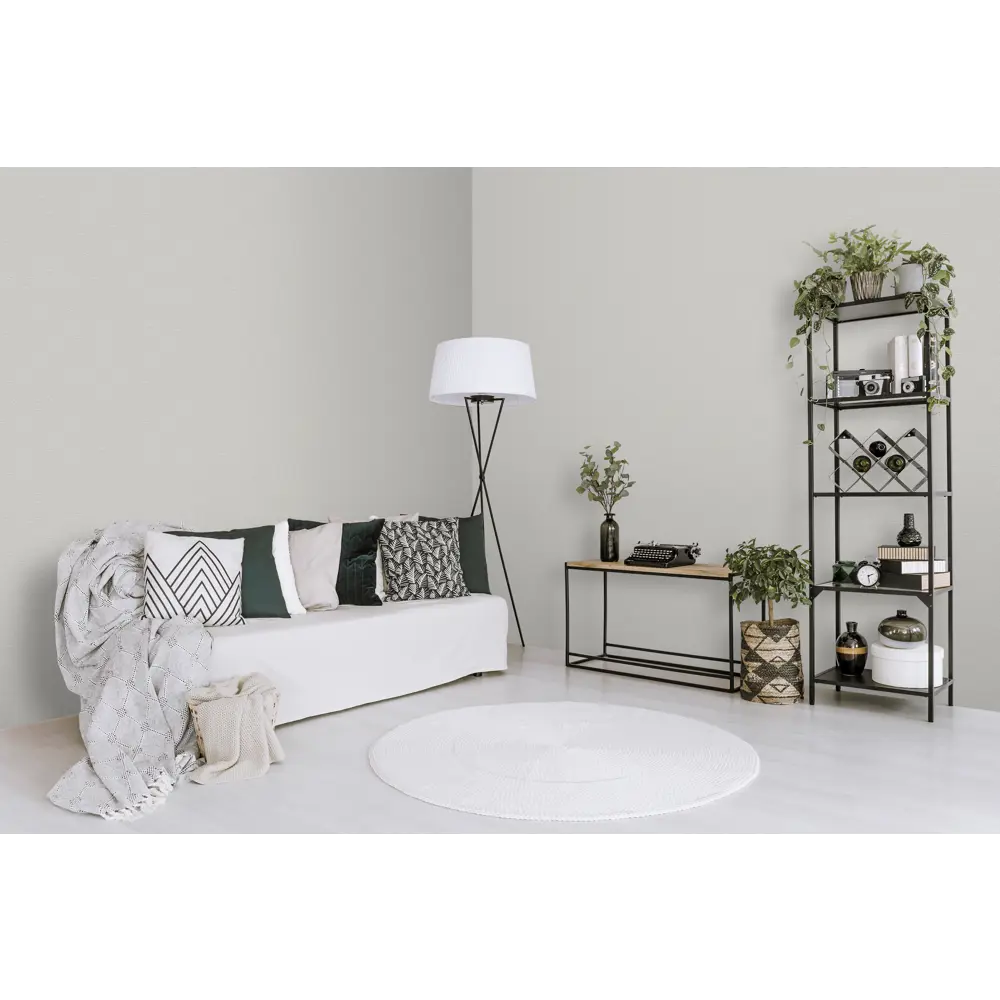 Флизелиновые обои RENOWA Canvas бежевые 1.06 м 89398799 STLM-1453723 - Вид №1