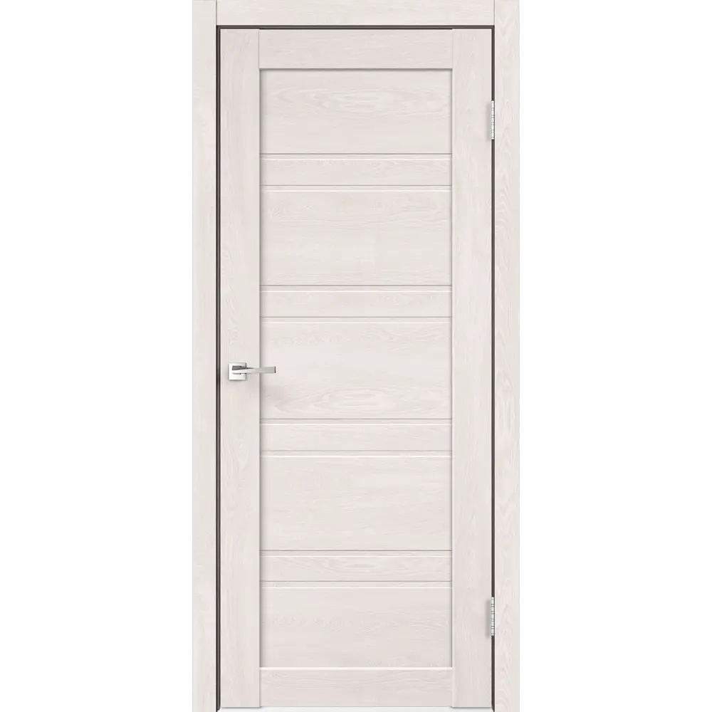 Дверь межкомнатная глухая Лайн 70x200 см Hardflex цвет дуб тернер белый без замка, без петель VELLDORIS STLM-2142376