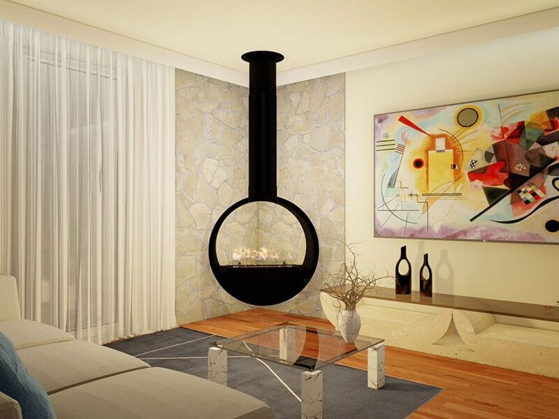 Отдельно стоящий камин на биоэтаноле bioKamino GIOTTO ARCH-00121290 - Вид №1