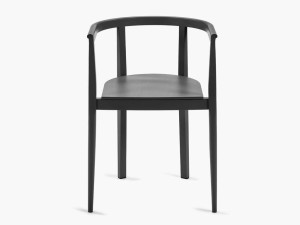 Деревянный стул с подлокотниками