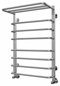 4620768886430 СТАНДАРТ Арктур с полкой П8 500х796 Полотенцесушитель TERMINUS Нержавеющая сталь