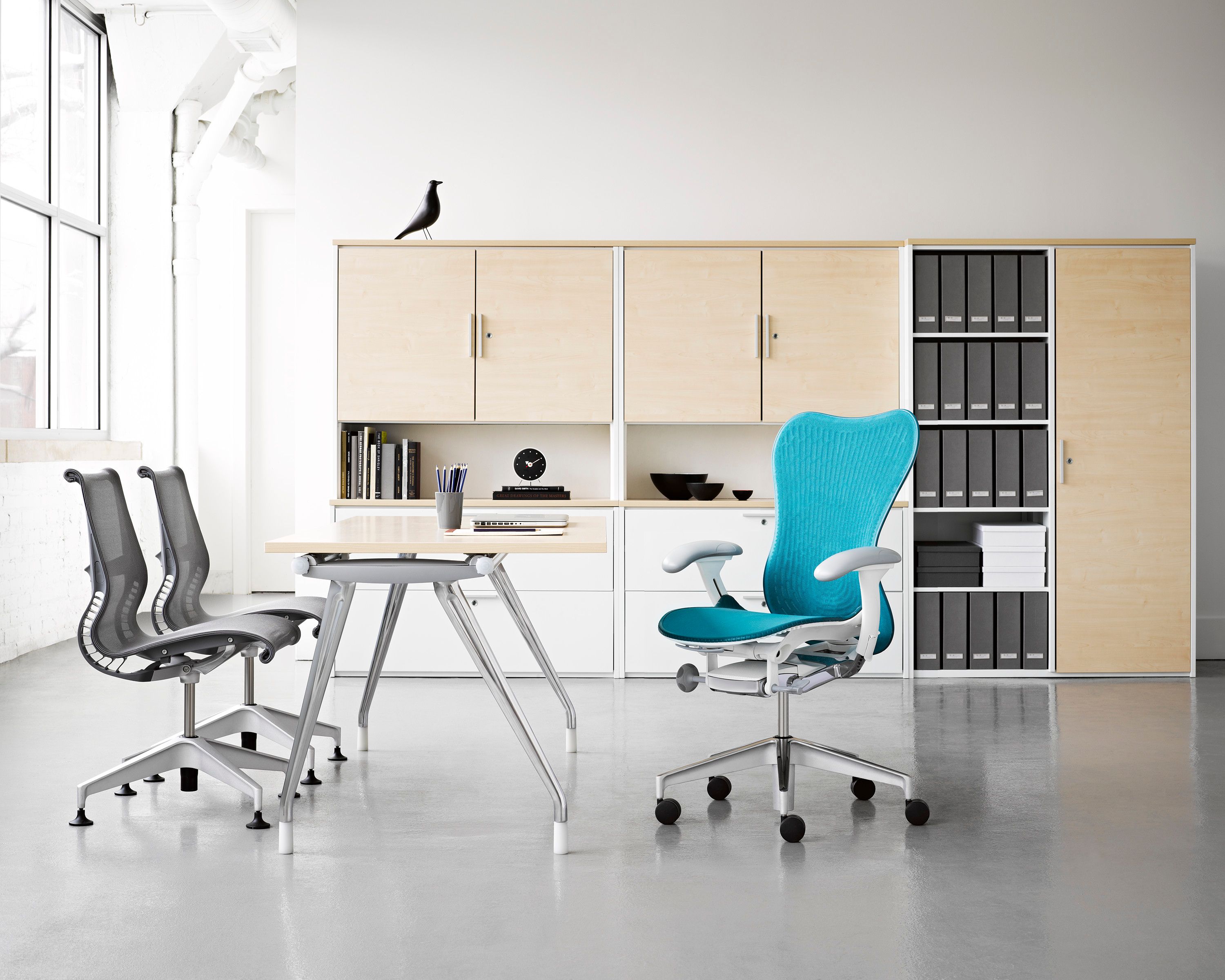 Эргономичное офисное кресло с вращающейся тканью Butterfly Herman Miller Mirra 2 ARCH-00092336 - Вид №27