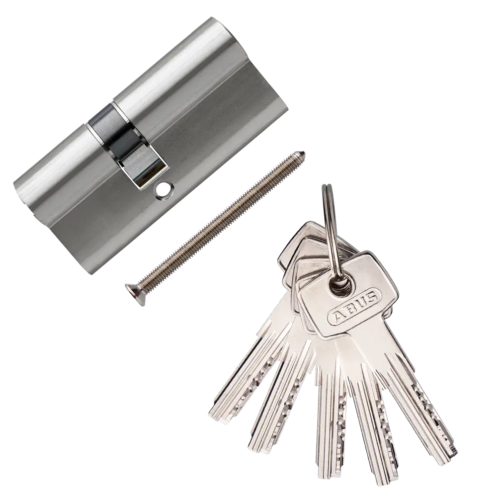 Цилиндр Abus 30х40 мм, ключ/ключ, цвет никель 82389971 STLM-2031538 D6 - Вид №1