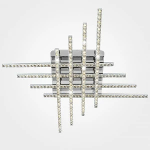 Потолочный светодиодный светильник Eurosvet Soprano 90041/8 хром EUROSVET SOPRANO CHROME 202274 Прозрачный;хром