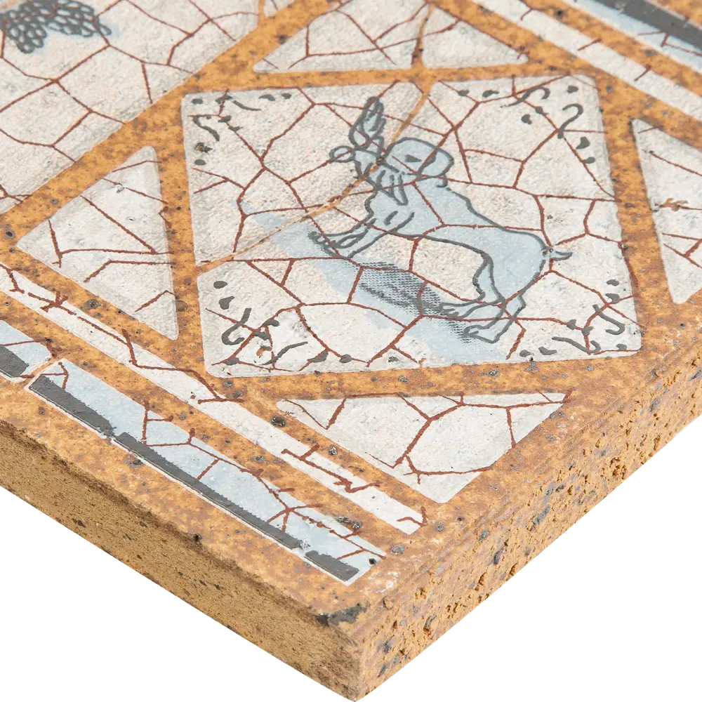 Вставка-подступенник Gresan Natural Cadaques Azul 12x33 см с рисунком 1 шт. 12838011 STLM-2048005 Santreyd  - Вид №2