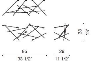 Cappellini Настенная вешалка из металла  Po_0302  - Вид №1