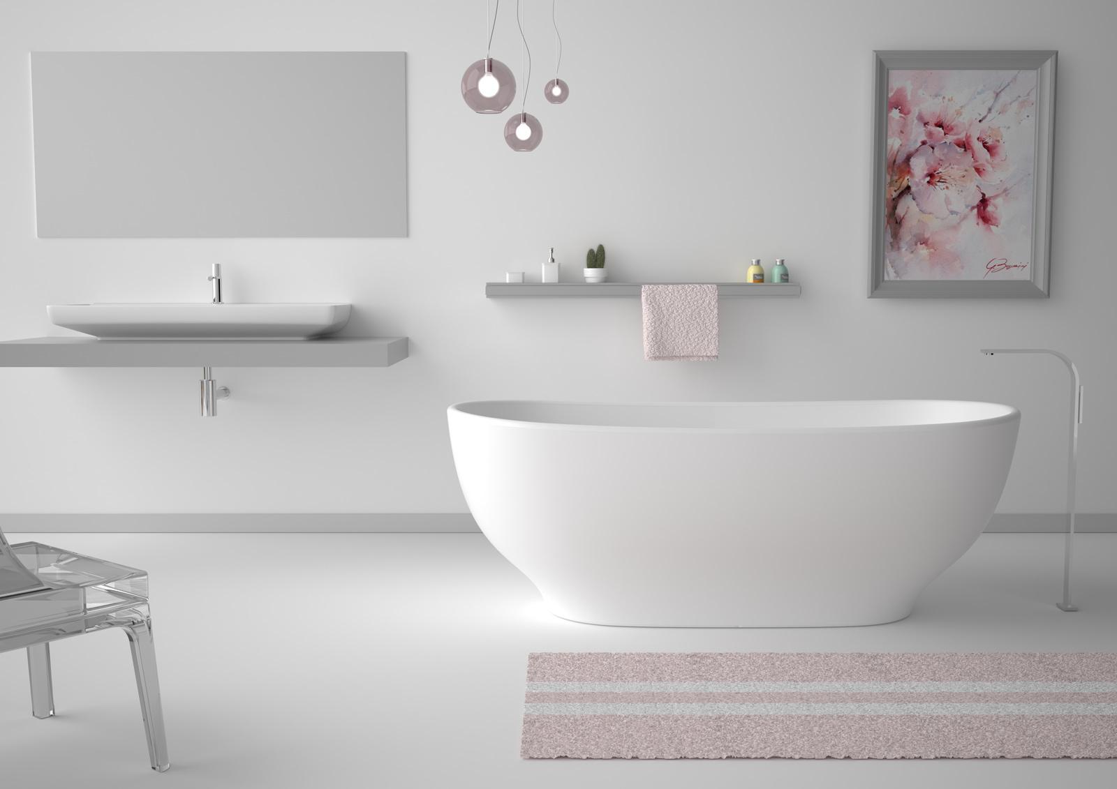 VAMO19 Акриловая ванна отдельностоящая GSG CERAMIC Moon - Вид №1