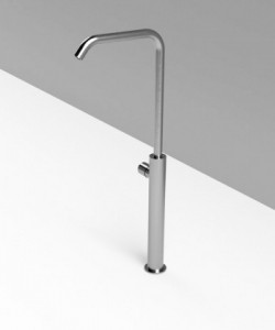 Rexa Design Высокий смеситель для умывальника на столешнице, большой излив REXA-ST247