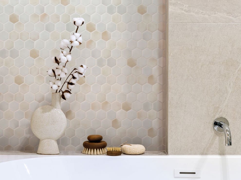 Стеклянная нескользящая мозаика Onix Hex XL Cotto ARCH-00074931 - Вид №1