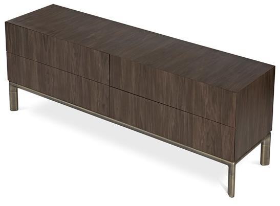 GHIDINI1961 Комод из фанерованной древесины Frame Sg302bw101 - Вид №2