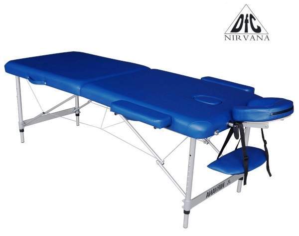 TS2010_N Массажный стол синий NIRVANA ELEGANT LUXE DFC 