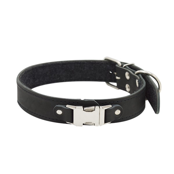 ПР0048290 Ошейник для собак Fast Line быстросъемный 35мм 60см черный ZOOEXPRESS 