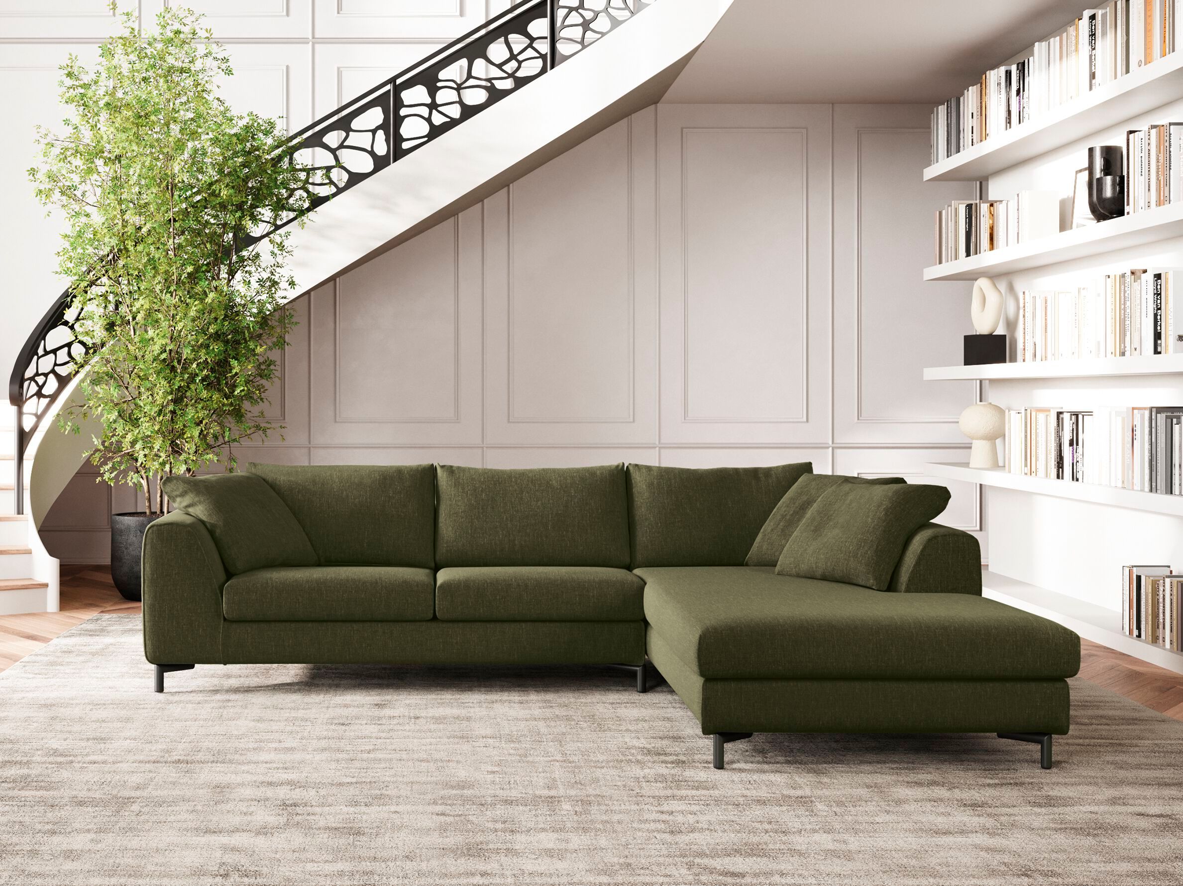 Секционный диван из ткани Felis Softliving ARCH-00054604