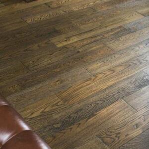 Массивная доска Ashton Монтрё Дуб Рустик с брашью (Текстурированная) 400-1700х127 мм.