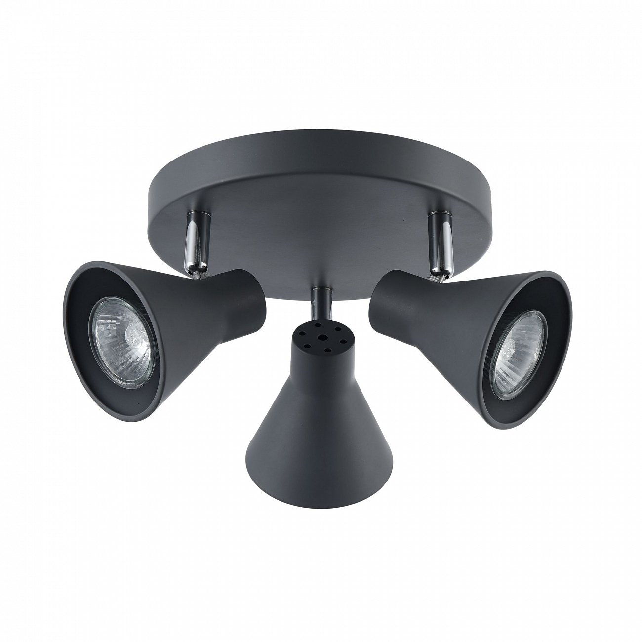 Светодиодный спот серый потолочный Freya Claris FR4308-CL-03R-GR FREYA LOFT 00-3957533 Серый - Вид №5