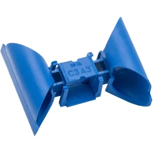 Соединитель для подрозетников Gusi Electric 45x58x24 мм с лапками IP20 цвет синий