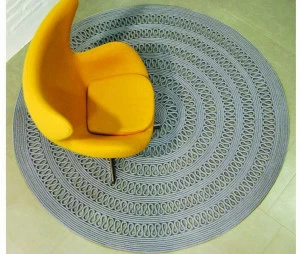 Besana Moquette Однотонный круглый коврик Space art