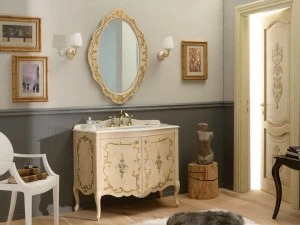 LEGNOBAGNO Тумба под умывальник из дерева с дверцами Style 2