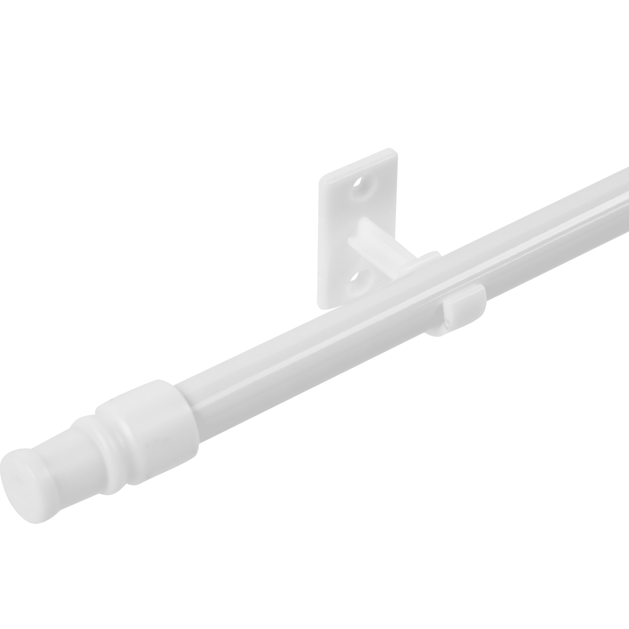 13642942 Карниз витражный Калифорния 55-85 см металл цвет белый Santreyd 