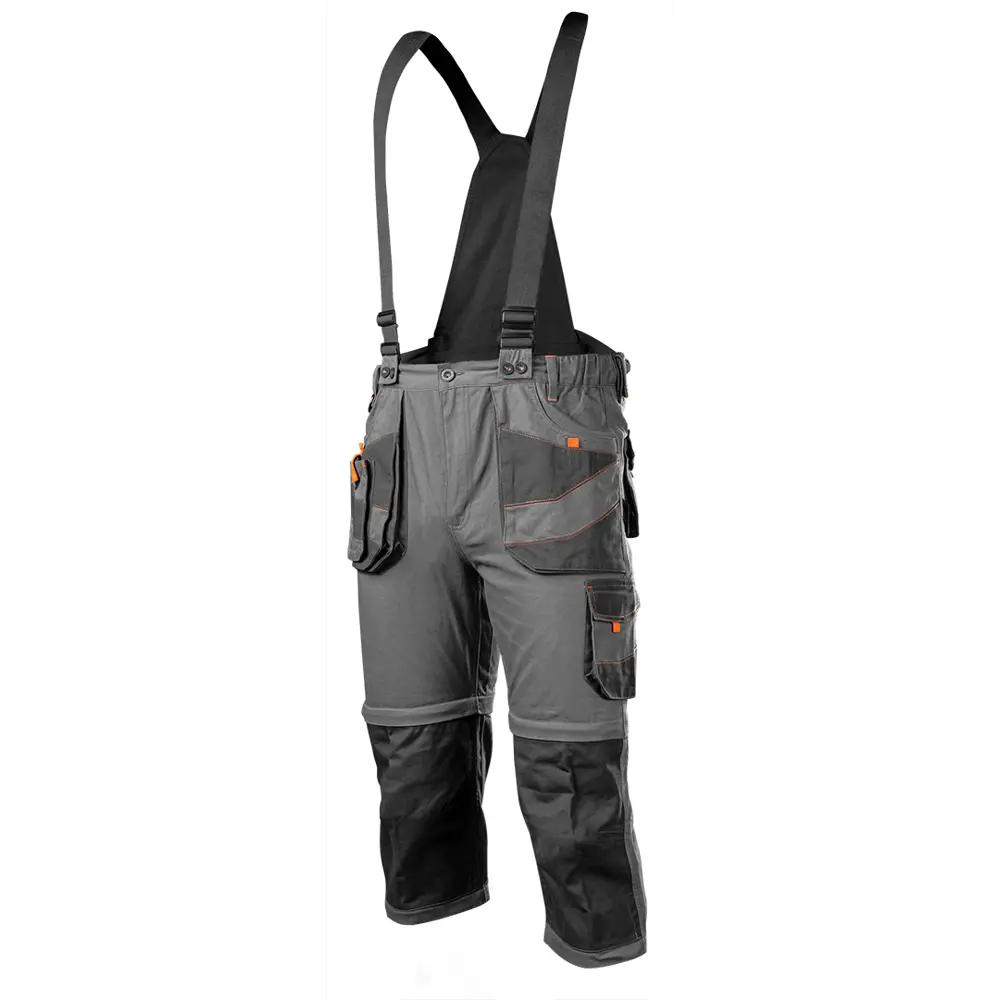 Полукомбинезон рабочий Neo Tools хлопок 100% серый размер XL рост 184-187 NEO Tools Slim STLM-2137485 - Вид №2