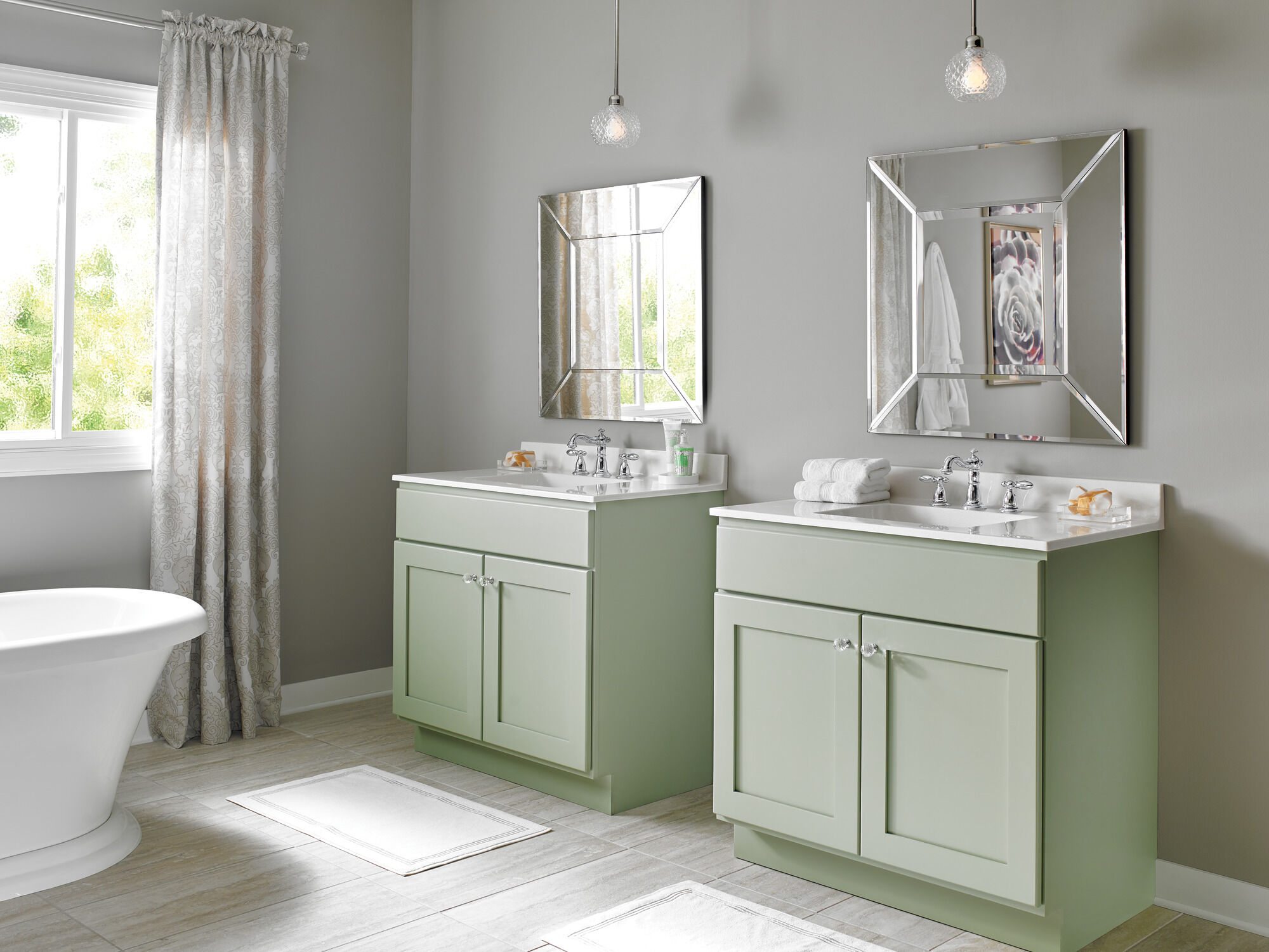 3555-PBMPU-DST Смеситель для ванной комнаты с двумя ручками Delta Faucet Victorian Полированная латунь - Вид №5