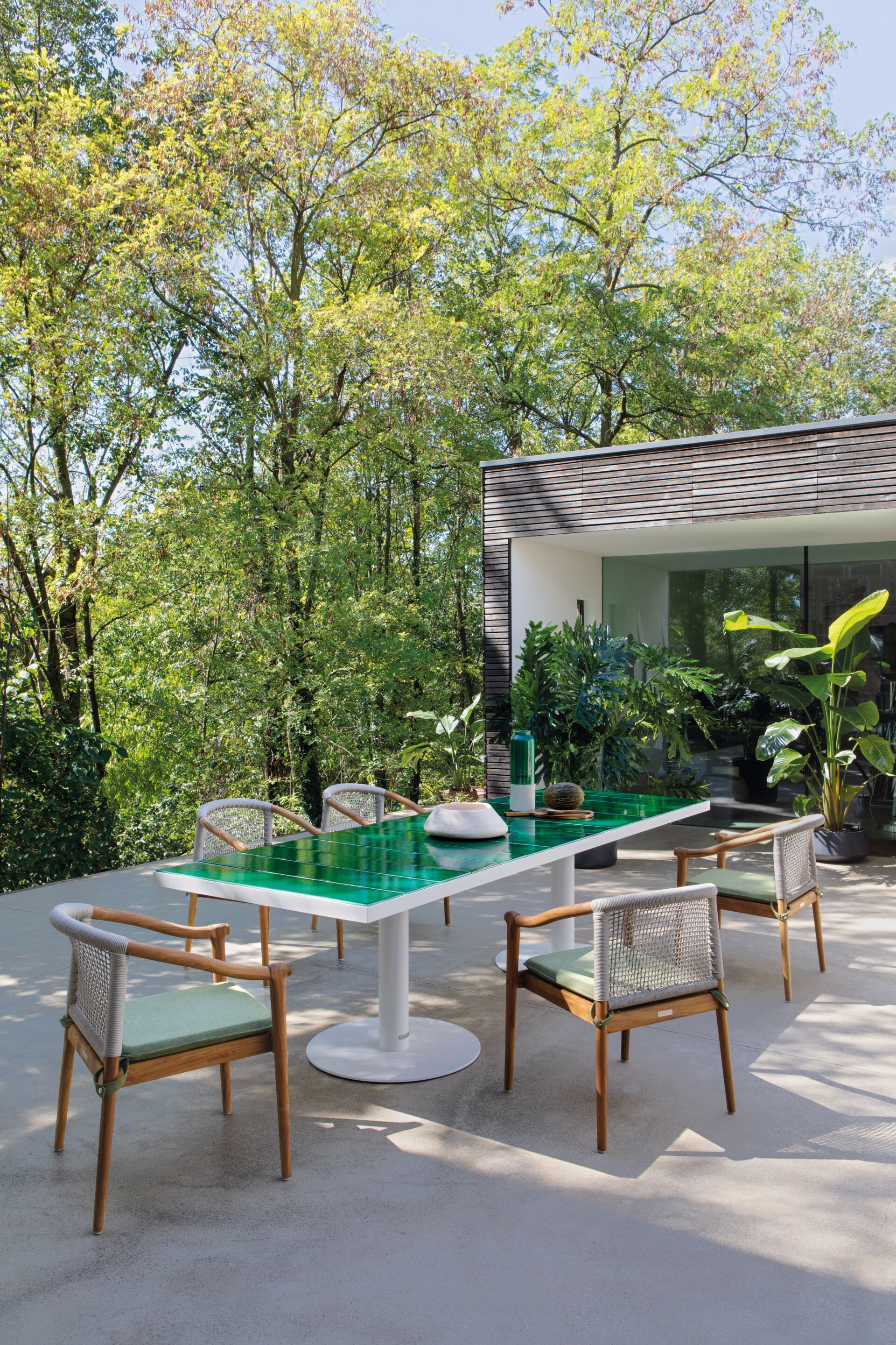 Керамический прямоугольный садовый стол Atmosphera Pantagruel ARCH-00107995 - Вид №5