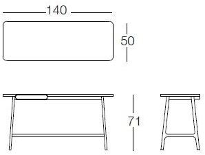 arflex Прямоугольная деревянная консоль sun-id-1443119 - Вид №13