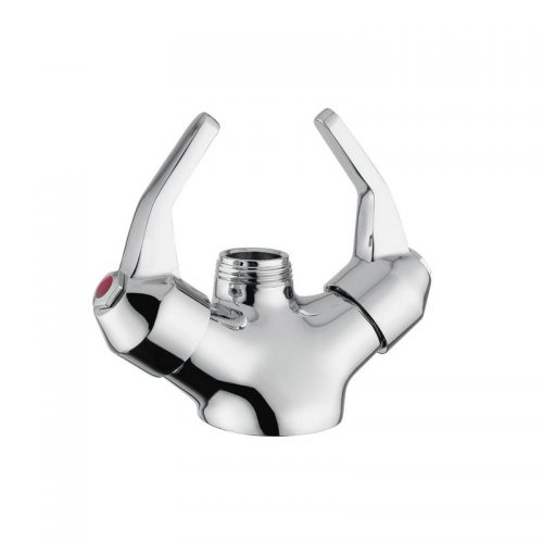 09440/LDC Idral Смеситель с одним отверстием, керамическими дисками, головными клапанами и рычажным управлением, выход с наружной резьбой 3/4 дюйма 