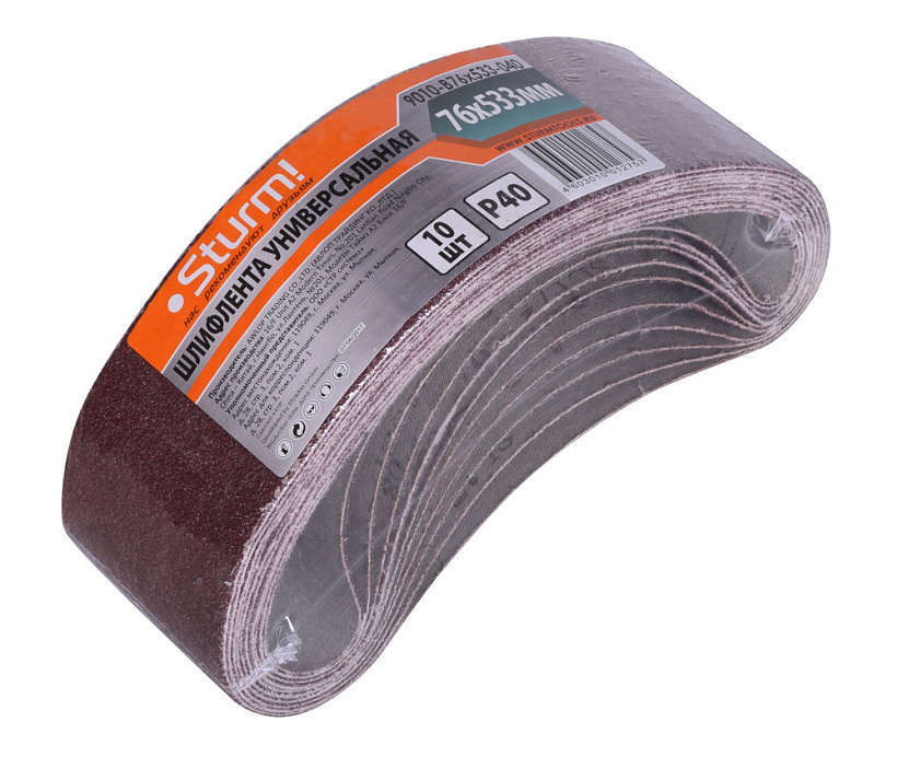 Шлифовальная лента Sturm! 9010-B76x533-040 8114272 STDN-0110328 - Вид №1